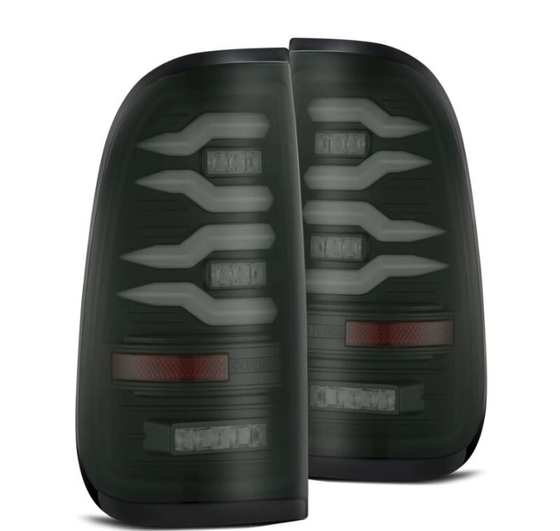

AlphaRex 658002 - ARX658002 - AlphaRex 97-03 Ford F150 / 99-16 Ford F250/F350/F450/F550 LUXX-Series LED Tail Lights - Black - Shipped in Europe - Tuningsupply.com
