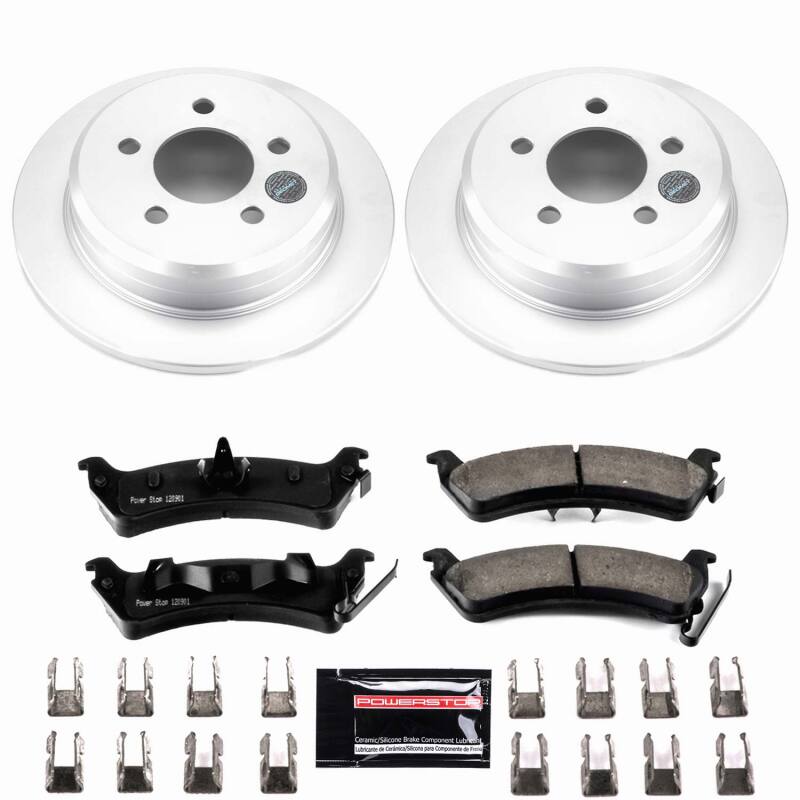 

PowerStop CPK2131-23 - PSBCPK2131-23 - Power Stop 93-98 Jeep Grand Cherokee Rear Z23 Coated Brake Kit - Shipped in Europe - Tuningsupply.com
