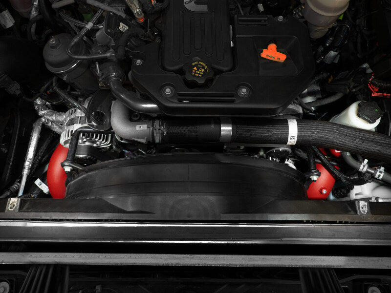 

aFe 46-20814-R - AFE46-20814-R - aFe BladeRunner 3in & 3-1/2in AL Hot and Cold Charge Pipe Kit Red RAM Diesel Trucks 25-26 L6-6.7L - Shipped in Europe - Tuningsupply.com
