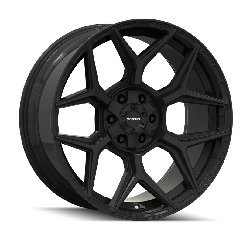 

Mayhem 8119-22137GB - MAY8119-22137GB - Mayhem Vanquish 8119 22X10 / 6x135/6x139.7 / -19mm Offset / 106.1mm  Hub - Gloss Black - Shipped in Europe - Tuningsupply.com
