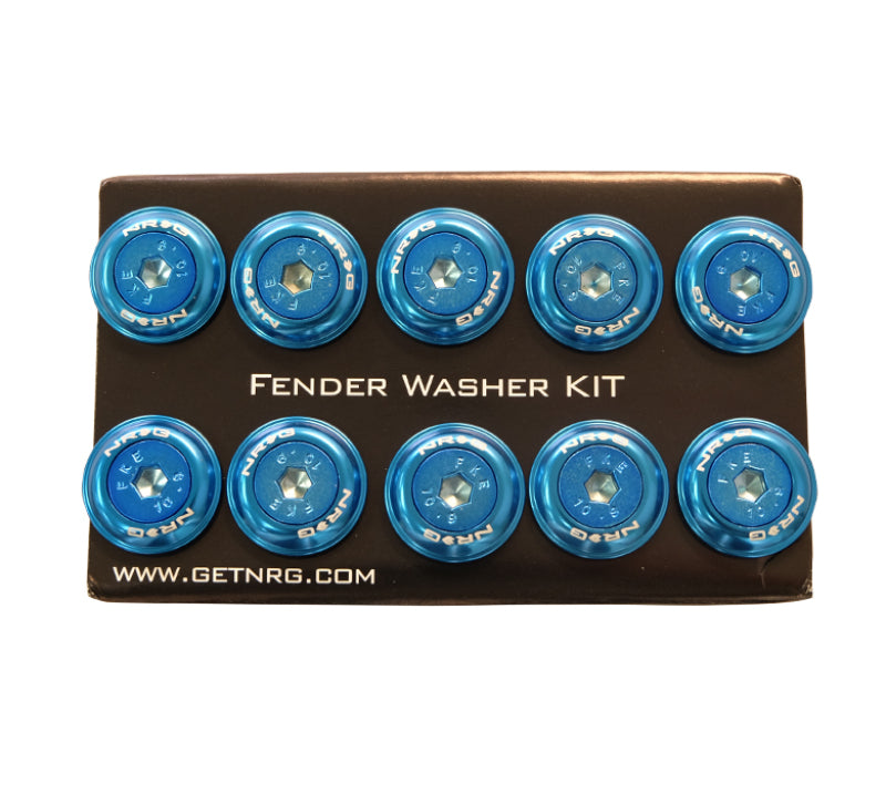 
  

NRG FW-150BL - NRGFW-150BL - NRG Fender Washer Kit w/Color Matched M6 Bolt Rivets For Plastic (Blue) - Set of 10 - Shipped in Europe - Tuningsupply.com

