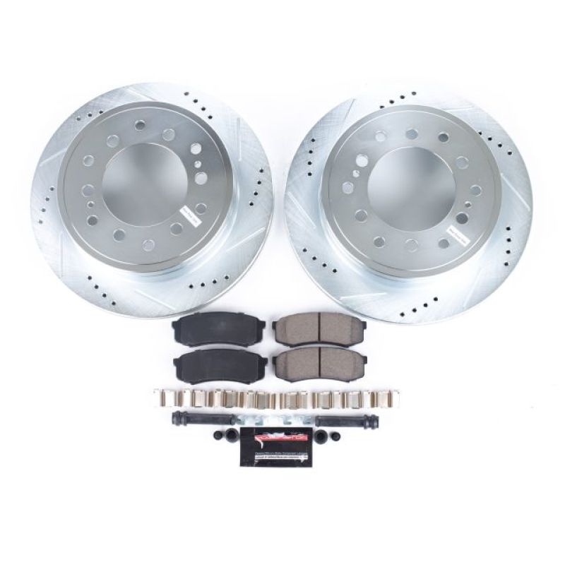 Power Stop 03-09 Lexus GX470 Rear Z23 Evolution Sport Brake Kit-tuningsupply.com