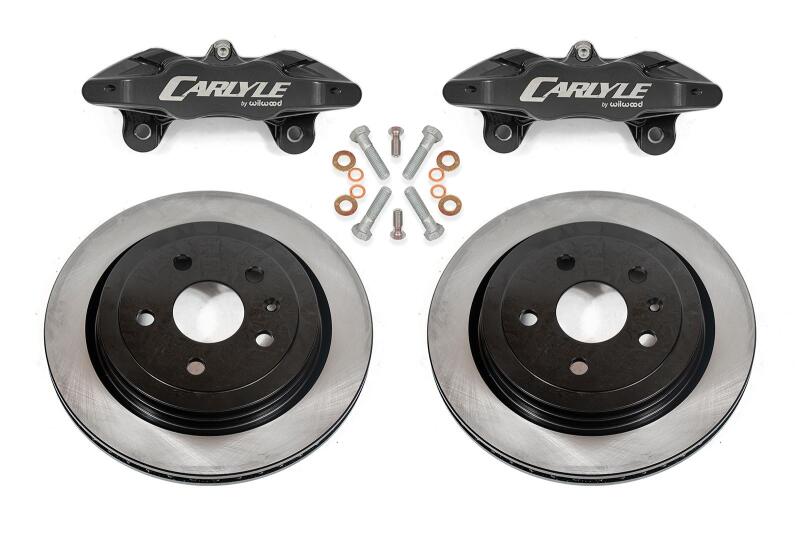 BMR 97-04 Chevrolet Corvette C5 / 05-13 C6 Brake Kit For 15in Conversion Solid Rotors Black Calipers-tuningsupply.com