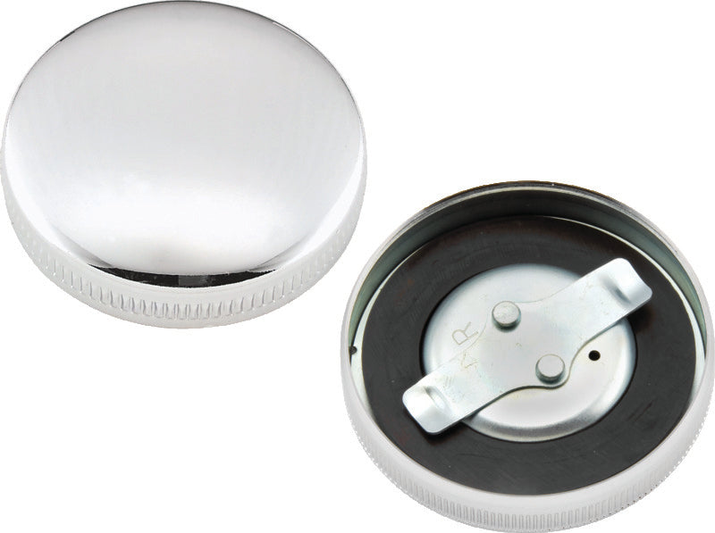 Bikers Choice 36-E73 Chrome Early Vented Gas Cap Single & Fatbob Tank Right Side Repl H-D 61103-36-tuningsupply.com