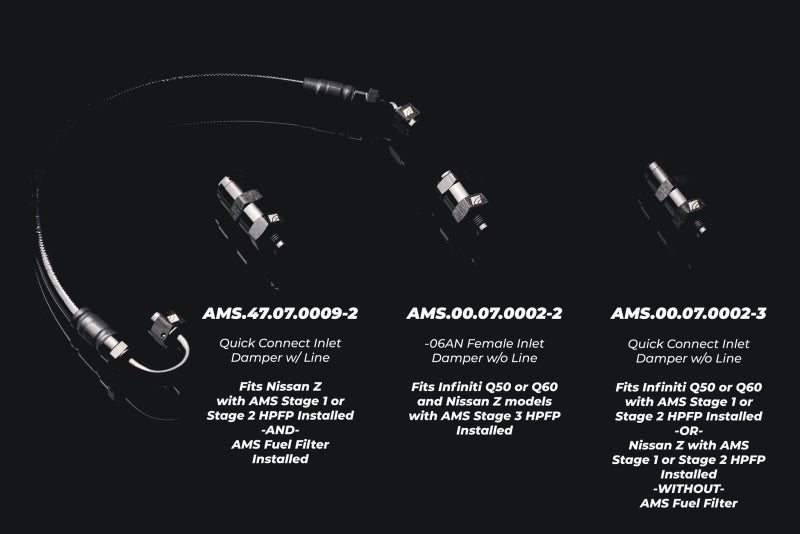 

AMS AMS.00.07.0002-2 - AMSAMS.00.07.0002-2 - AMS Performance -6AN to -6AN Inline Fuel Pulsation Damper - Shipped in Europe - Tuningsupply.com
