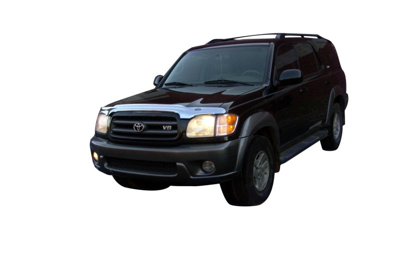 AVS 01-04 Toyota Sequoia (Behind Grille) High Profile Hood Shield - Chrome-tuningsupply.com