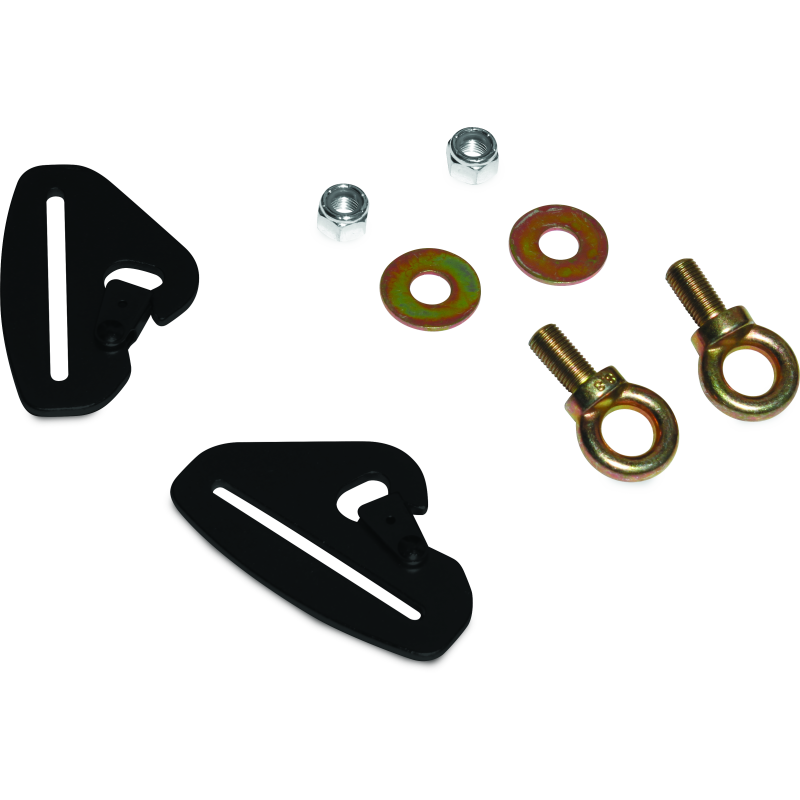 DragonFire Racing Quick-Release Snap Hook Harness Tab Kits 3in-tuningsupply.com