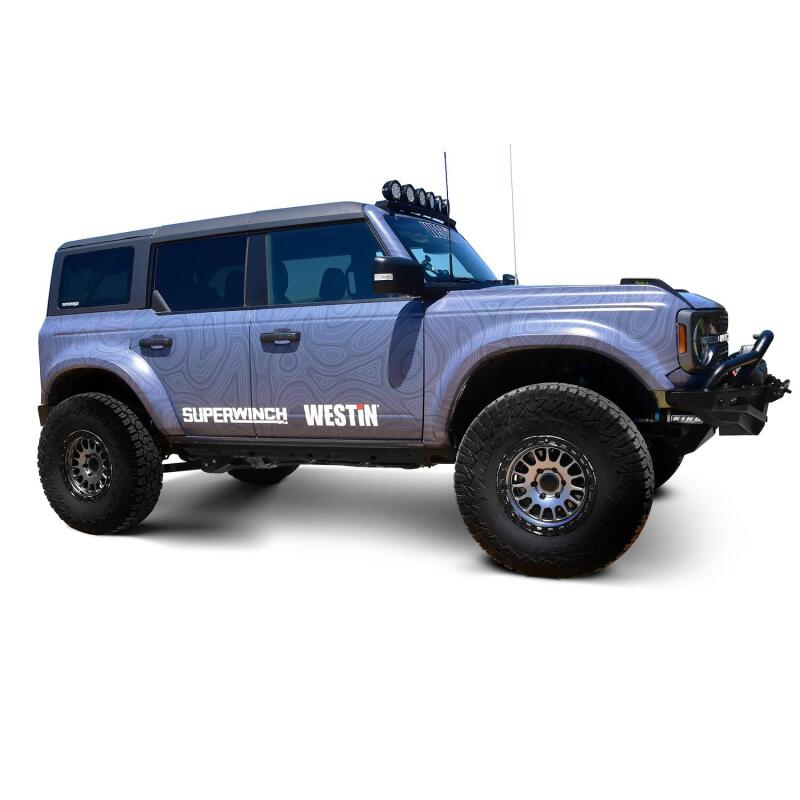 

Westin 42-141955 - WES42-141955 - Westin 21-23 Ford Bronco 4dr (Excl. Sport) XTS Pinch Weld Covers - Tex. Blk - Shipped in Europe - Tuningsupply.com
