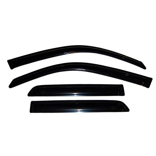 AVS 03-09 Toyota 4Runner Ventvisor Outside Mount Window Deflectors 4pc - Smoke-tuningsupply.com