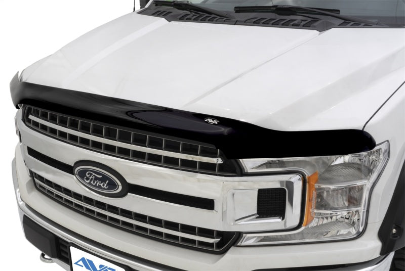 AVS 15-20 Ford F-150 (Excl. Raptor) High Profile Bugflector II Hood Shield - Smoke-tuningsupply.com