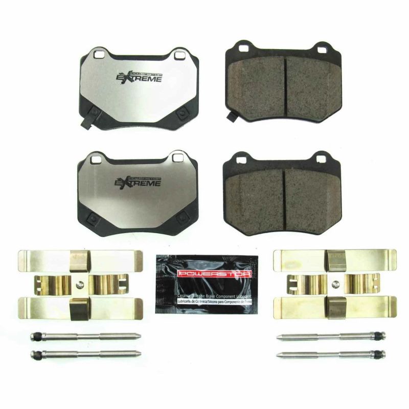 Power Stop 18-19 Subaru WRX STi Rear Z26 Extreme Street Brake Pads w/Hardware-tuningsupply.com