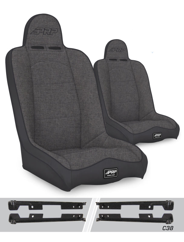 
    

PRP Seats A140110-C38-54 - PRPA140110-C38-54 - PRP Jeep Wrangler JK/JKU Daily Driver High Back Suspension Seats Kit (Pair) - Gray - Shipped in Europe - Tuningsupply.com

  