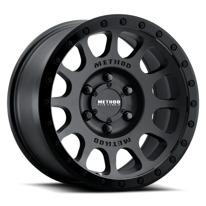 Method MR305 NV 17x8.5 +25mm Offset 6x5.5 108mm CB Double Black Wheel-tuningsupply.com