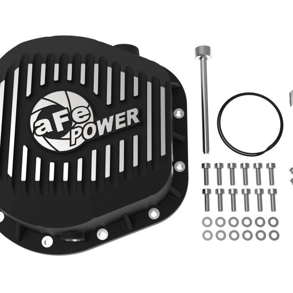 aFe Power Cover Diff Rear Machined COV Diff R Ford Diesel Trucks 86-11 V8-6.4/6.7L (td) Machined-tuningsupply.com