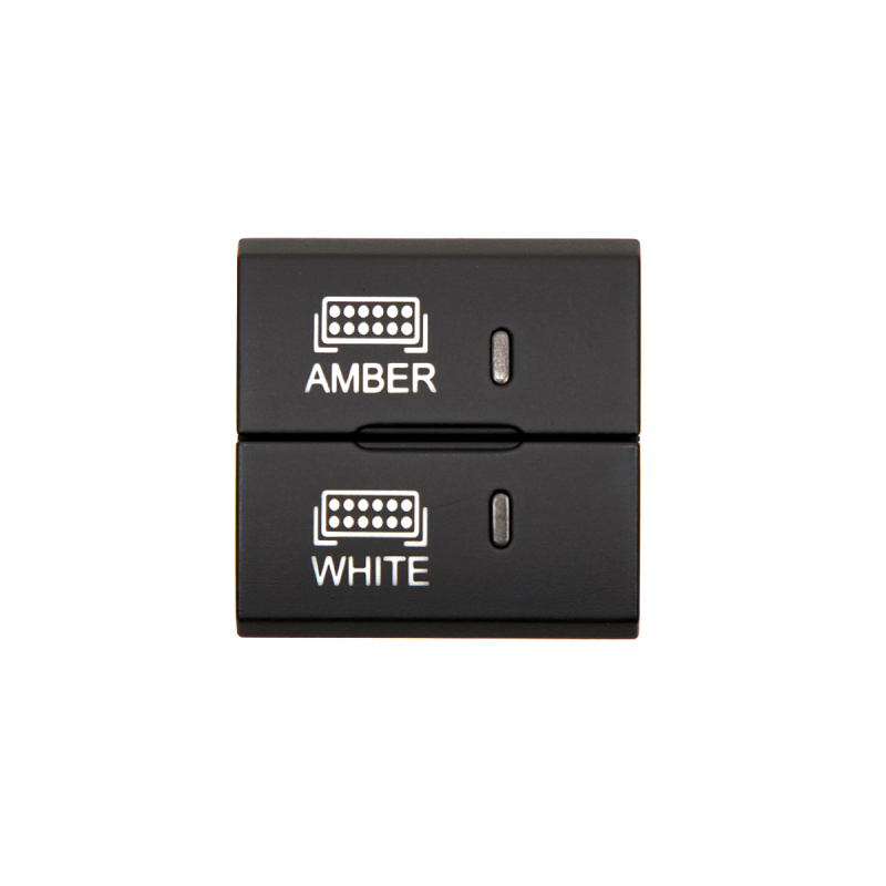 

Cali Raised LED CR4121 - CALCR4121 - Cali Raised Square Style Dual Function Toyota OEM Style Amber & White Switch - Shipped in Europe - Tuningsupply.com
