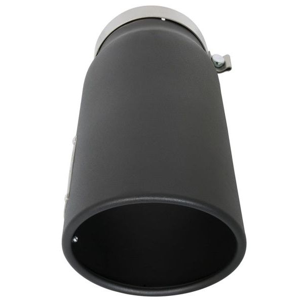 aFe Power MACH Force-Xp 5in In x 6in Out x 15in L Bolt-On 409 SS Exhaust Tip - Black-tuningsupply.com