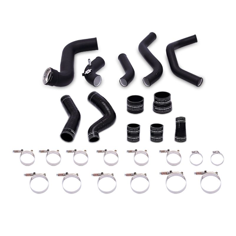 Mishimoto 11-14 Ford F-150 3.5L Ecoboost Intercooler Kit w/ Pipes (Wrinkle Black)-tuningsupply.com