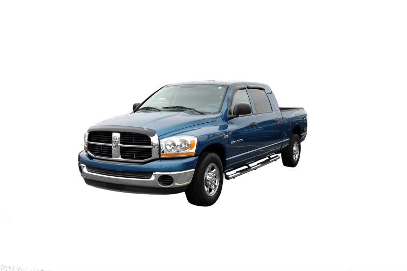 AVS 06-09 Dodge RAM 2500 High Profile Bugflector II Hood Shield - Smoke-tuningsupply.com