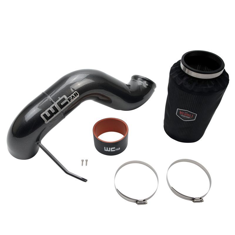 Wehrli 03-07 Dodge 5.9L Cummins 4in Intake Kit - Gloss Black-Cold Air Intakes-Wehrli-WCFWCF100346-GB-SMINKpower Performance Parts