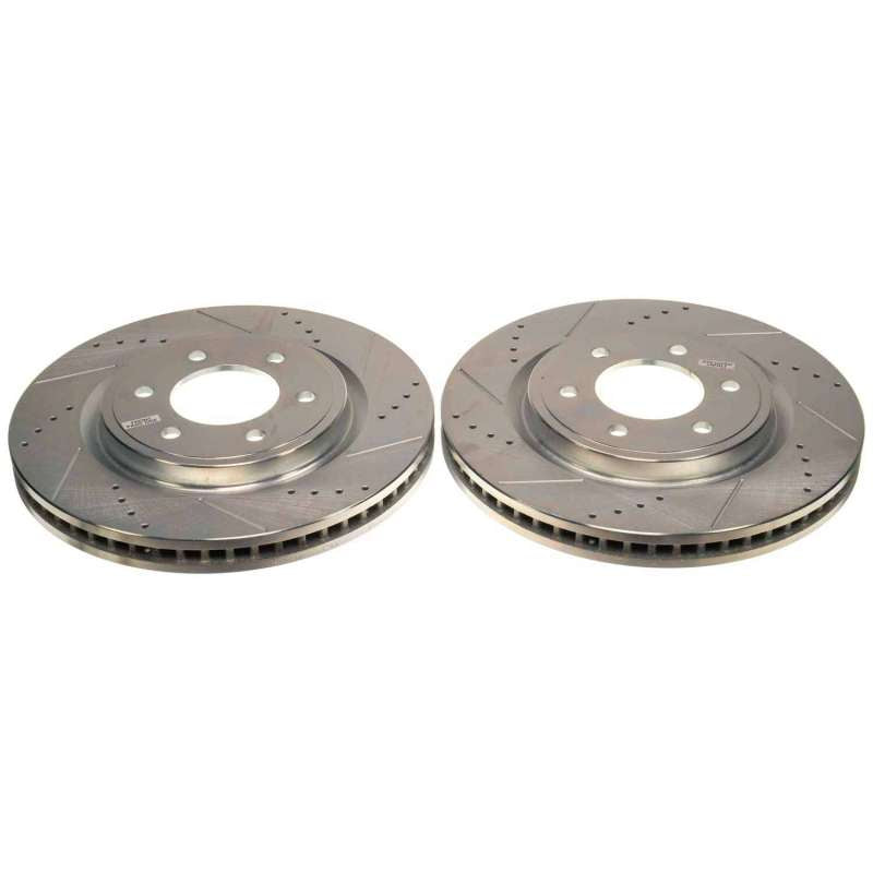 

PowerStop AR85207XPR - PSBAR85207XPR - Power Stop 21-22 Ford F-150 Front Drilled & Slotted Rotor (Pair) - Shipped in Europe - Tuningsupply.com
