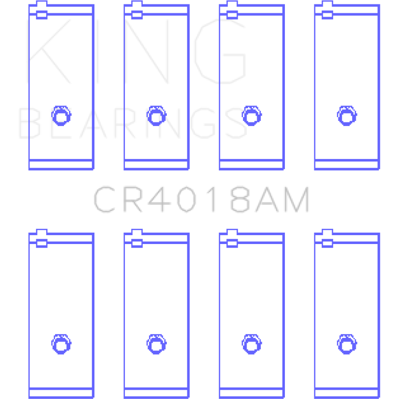 King Toyota 1S/4S/2SELC/3SFE/3SGELC (Size STD) Connecting Rod Bearing Set-tuningsupply.com