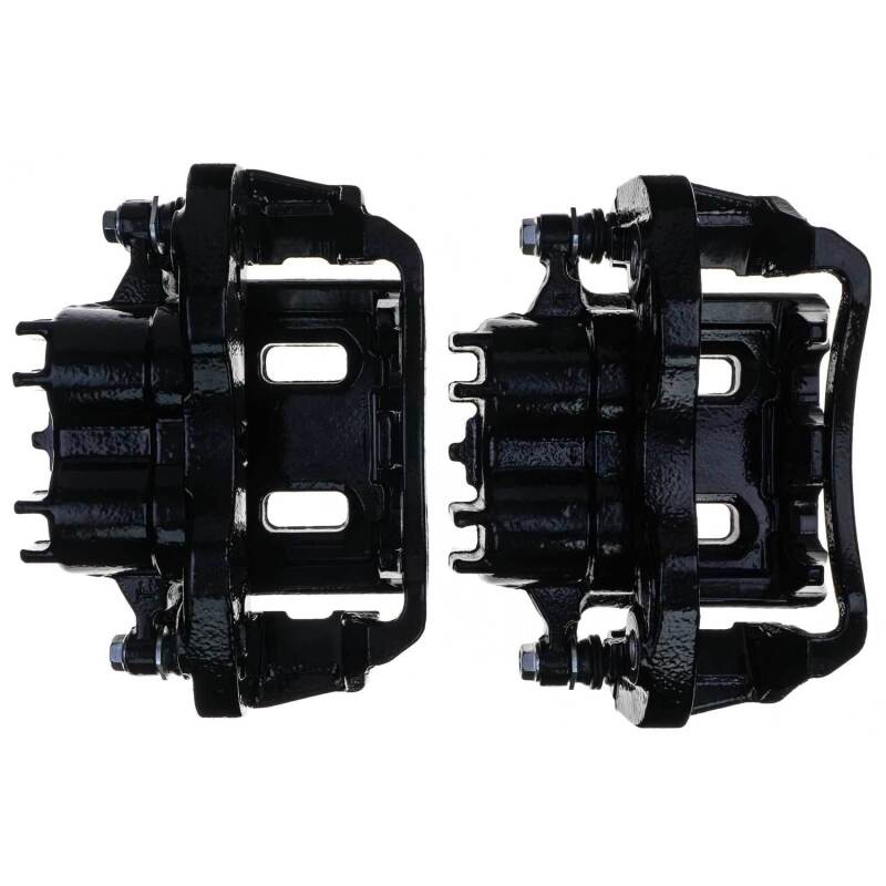 Power Stop 00-05 Ford Excursion Rear Black Caliper - Pair w/Bracket-tuningsupply.com