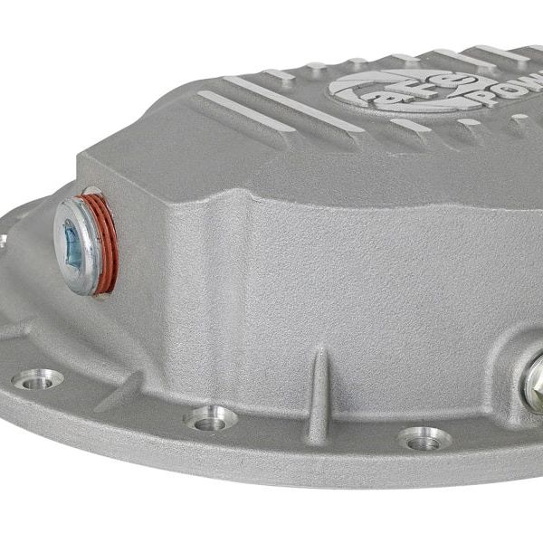 afe Front Differential Cover (Raw; Street Series); Dodge Diesel Trucks 03-12 L6-5.9/6.7L (td)-tuningsupply.com