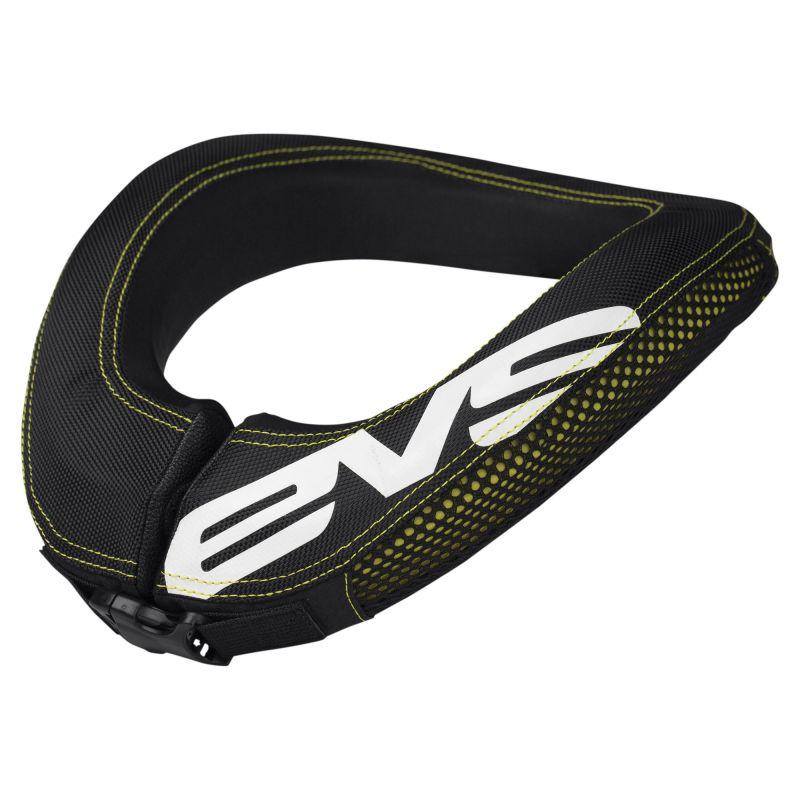 EVS R2 Race Collar Black/Hiviz - Adult-tuningsupply.com