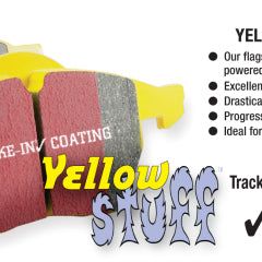 EBC 98-03 Dodge B250 B2500 Cargo 2500 Van 3/4 Ton Yellowstuff Front Brake Pads-tuningsupply.com