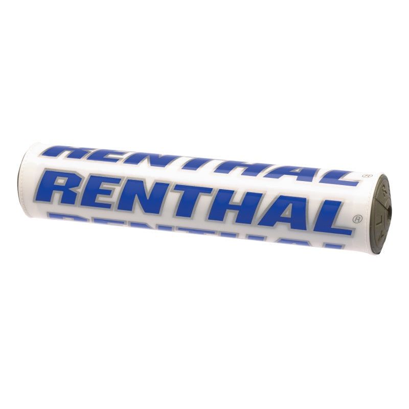 Renthal SX Pad 10 in. White/Silver/ Blue-Bar Pads-Renthal-RENP209-SMINKpower Performance Parts