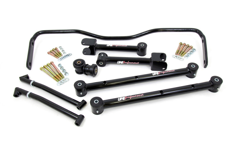
    

UMI Performance ABR413-B - UMIABR413-B - UMI Performance 65-67 GM A-Body Rear Suspension Kit - Black - Shipped in Europe - Tuningsupply.com

  