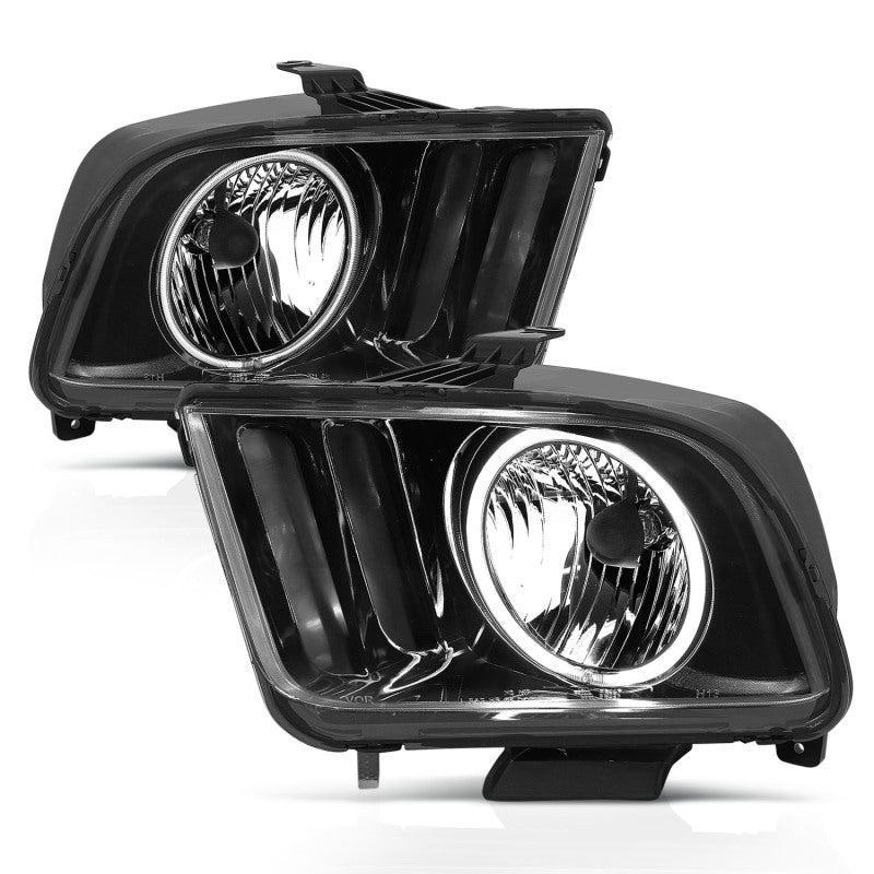 
  

ANZO 121033 - ANZ121033 - ANZO 2005-2009 Ford Mustang Crystal Headlights w/ Halo Black (CCFL) - Shipped in Europe - Tuningsupply.com


