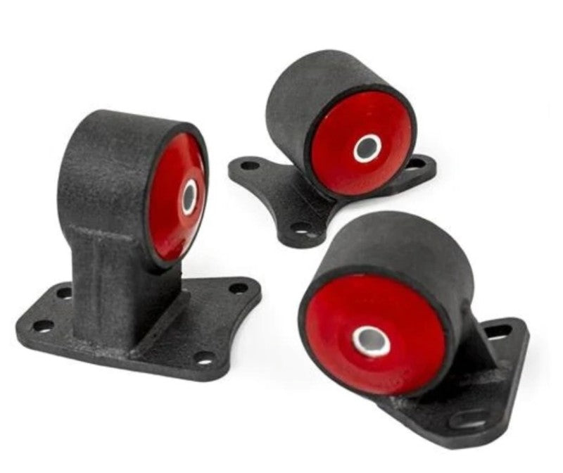 Innovative 88-91 Prelude B-Series Black Steel Mounts 75A Bushings-tuningsupply.com