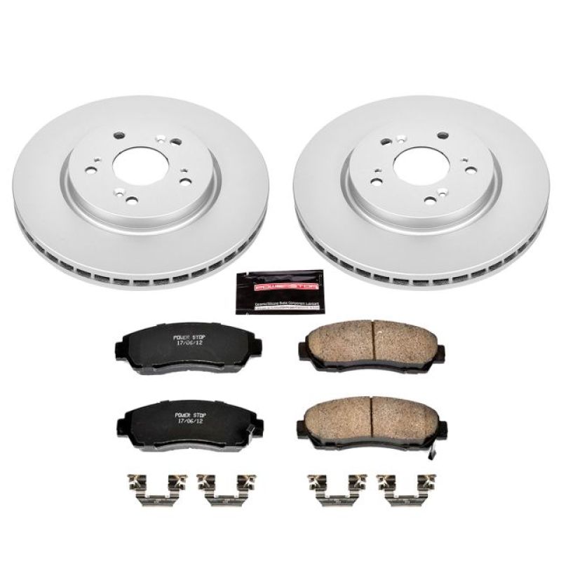 

PowerStop CRK228 - PSBCRK228 - Power Stop 07-12 Acura RDX Front Z17 Evolution Geomet Coated Brake Kit - Shipped in Europe - Tuningsupply.com
