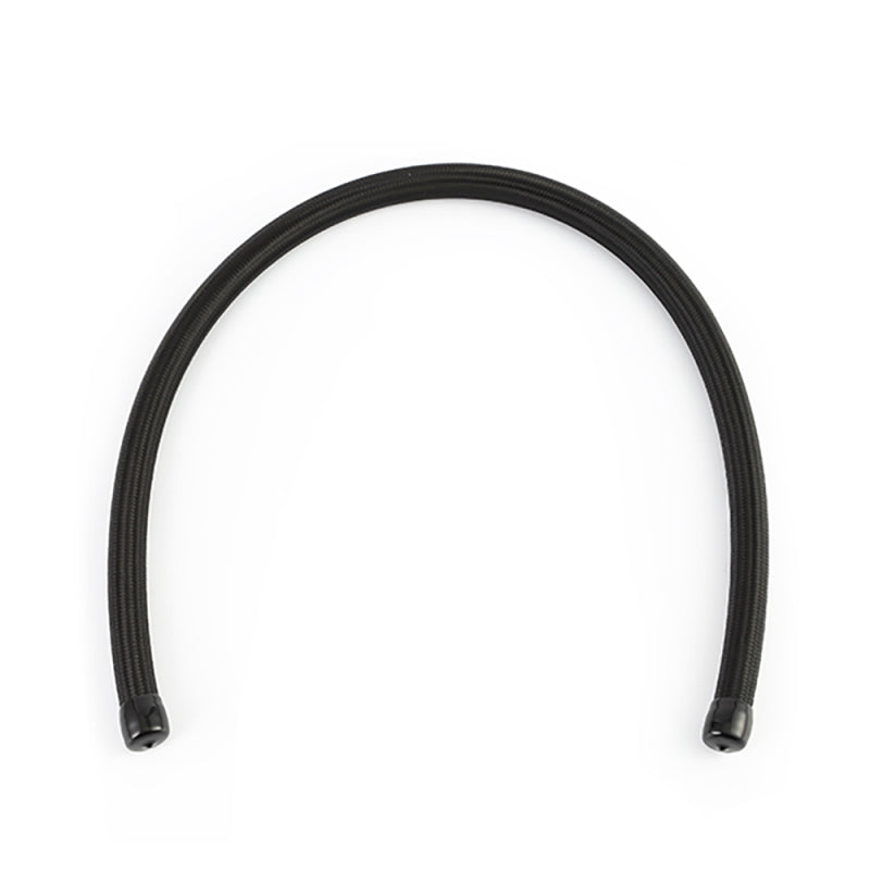 Mishimoto 3Ft Stainless Steel Braided Hose w/ -10AN Fittings - Black-tuningsupply.com