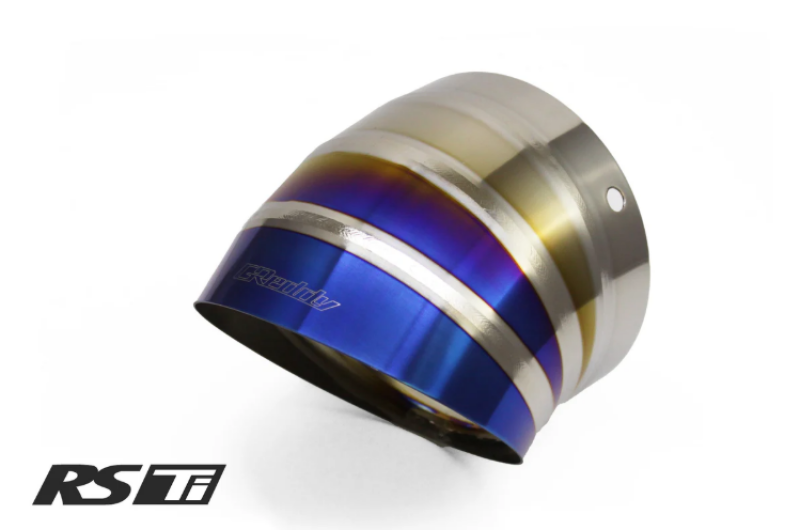 

GReddy 11002122 - GRE11002122 - GReddy Burnt Titanium Turndown Tip 115mm Diameter 150mm Length (for Revolution RS / RS-TI / RS-Race) - Shipped in Europe - Tuningsupply.com
