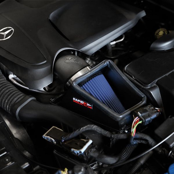 aFe Rapid Induction Pro 5R Cold Air Intake System 14-19 Mercedes-Benz CLA250 L4-2.0L (t)-tuningsupply.com