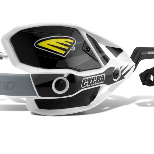 Cycra CRM Ultra 1-1/8 in. Clamp w/White Shields/Black Covers-tuningsupply.com