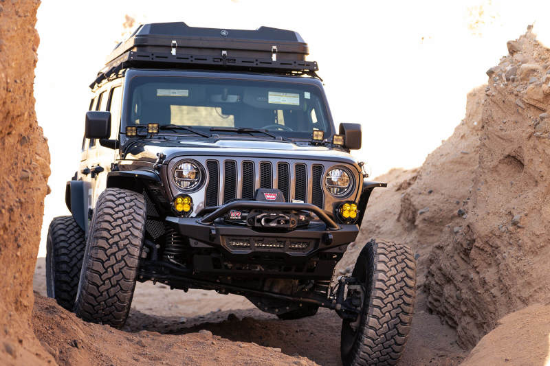 

DV8 Offroad  - DVEFBJL-09 - DV8 Offroad 18-23 Wrangler JL/Gladiator JT Spec Series Front Bumper - Shipped in Europe - Tuningsupply.com
