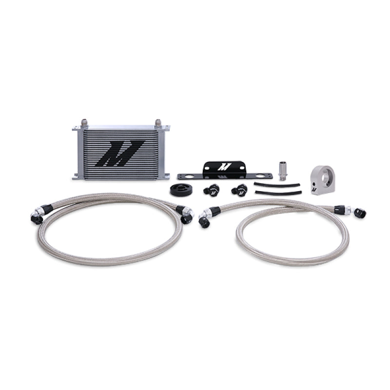 Mishimoto 10-15 Chevrolet Camaro SS Oil Cooler Kit (Non-Thermostatic) - Silver-tuningsupply.com