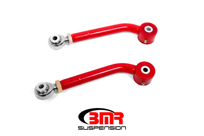 BMR 08-17 Challenger Upper Trailing Arms w/ Single Adj. Poly/Rod Ends - Red-tuningsupply.com