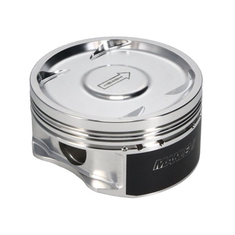 Manley Subaru EJ257 99.75mm +.25mm Bore 8.5:1 Dish Platinum Series Piston Set with Rings-tuningsupply.com