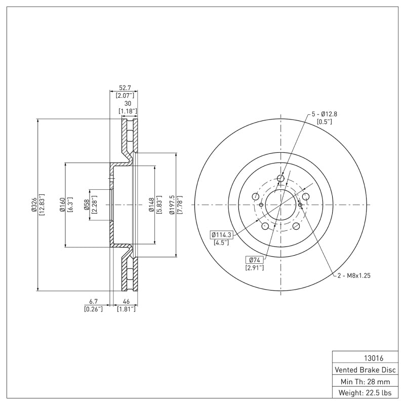 

DFC 600-13016 - DFC600-13016 - DFC 13-17 Subaru WRX STI Front Brake Rotor - Shipped in Europe - Tuningsupply.com
