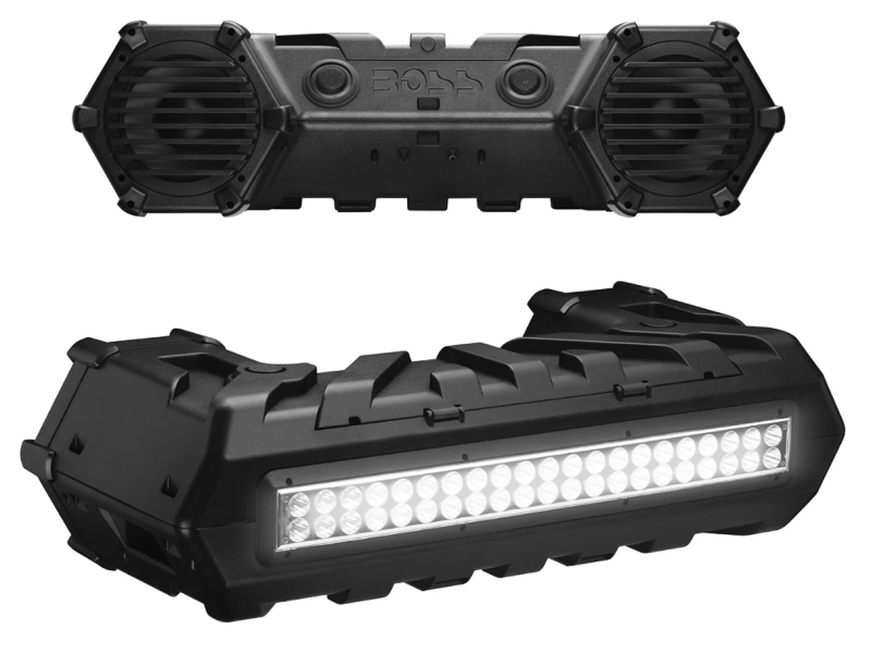 Boss Audio Systems ATV Bluetooth Sound System/ 8in Amplified Speakers-tuningsupply.com