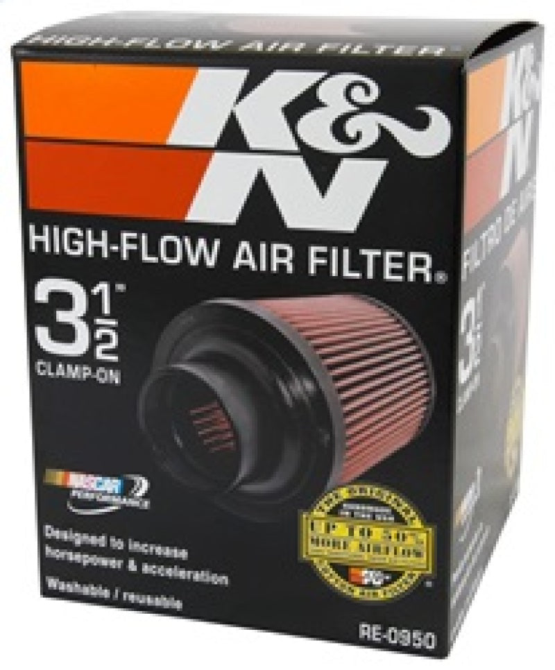 

K&N Engineering RE-0950 - KNNRE-0950 - K&N Universal Rubber Filter 3 1/2inch ID FLG / 6inch Base / 4-5/8inch Top / 6inch Height - Shipped in Europe - Tuningsupply.com
