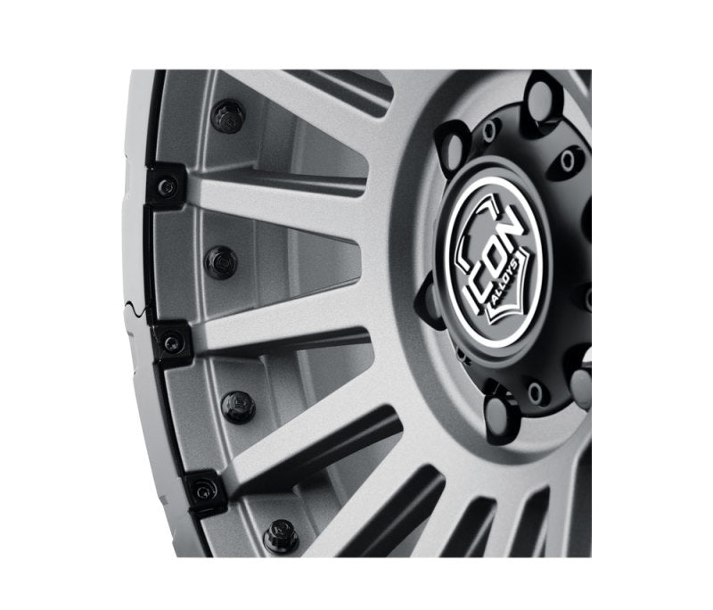 ICON Recon Pro 17x8.5 6x5.5 0mm Offset 4.75in BS 106.1mm Bore Charcoal Wheel-tuningsupply.com