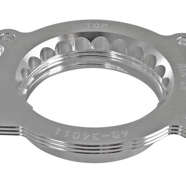 aFe Silver Bullet Throttle Body Spacer 14 Chevrolet Corvette V8 6.2L-tuningsupply.com