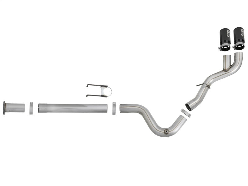 

aFe 49-43102-B - AFE49-43102-B - aFe Rebel XD 4in SS DPF-Back Exhaust 17-18 Ford Diesel Trucks V8-6.7L (td) w/ Dual Black Tips - Shipped in Europe - Tuningsupply.com
