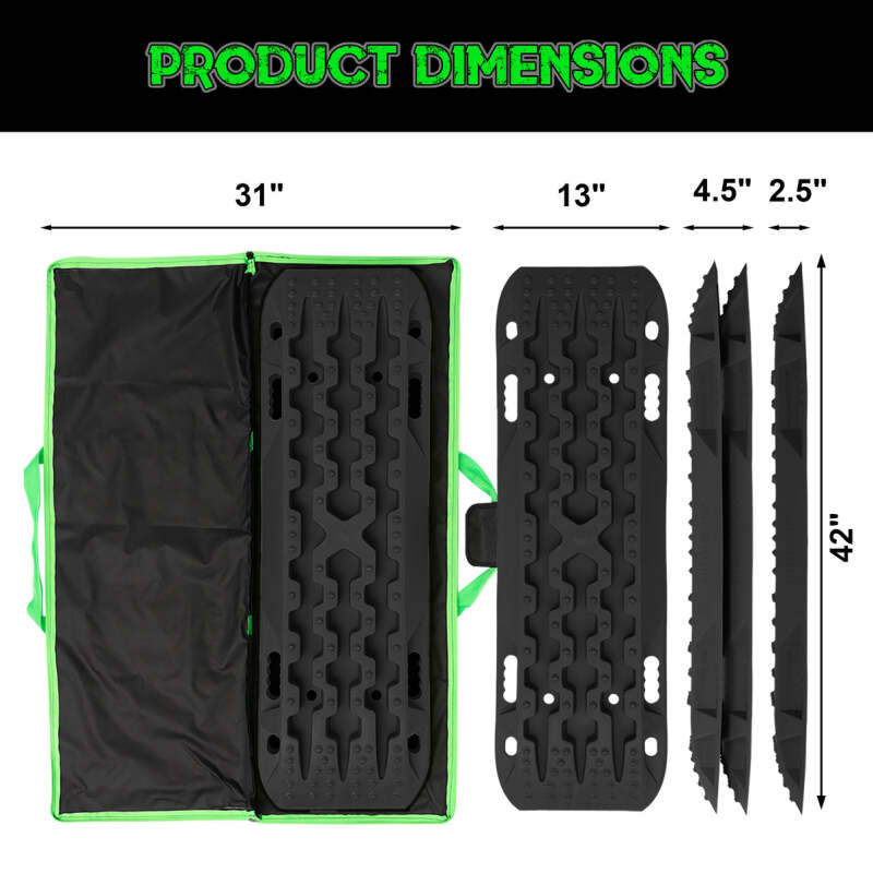 

Rhino USA TRACBOARDS-BLK - RSATRACBOARDS-BLK - Rhino USA Recovery Traction Boards - Black (Pair) - Shipped in Europe - Tuningsupply.com
