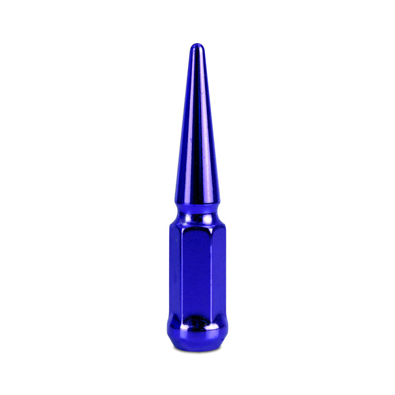 Mishimoto Steel Spiked Lug Nuts M12x1.5 20pc Set - Blue-tuningsupply.com